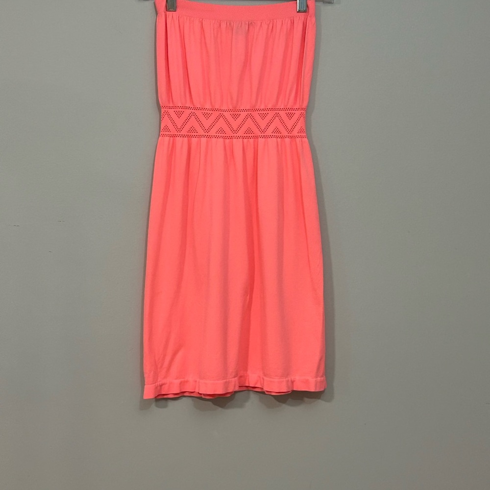 Atmosphere Strapless Coral Mini Dress - Size M